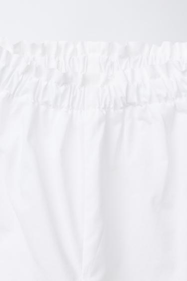 JUPE-CULOTTE POINT DE CROIX - Blanc de Zara - Image 2