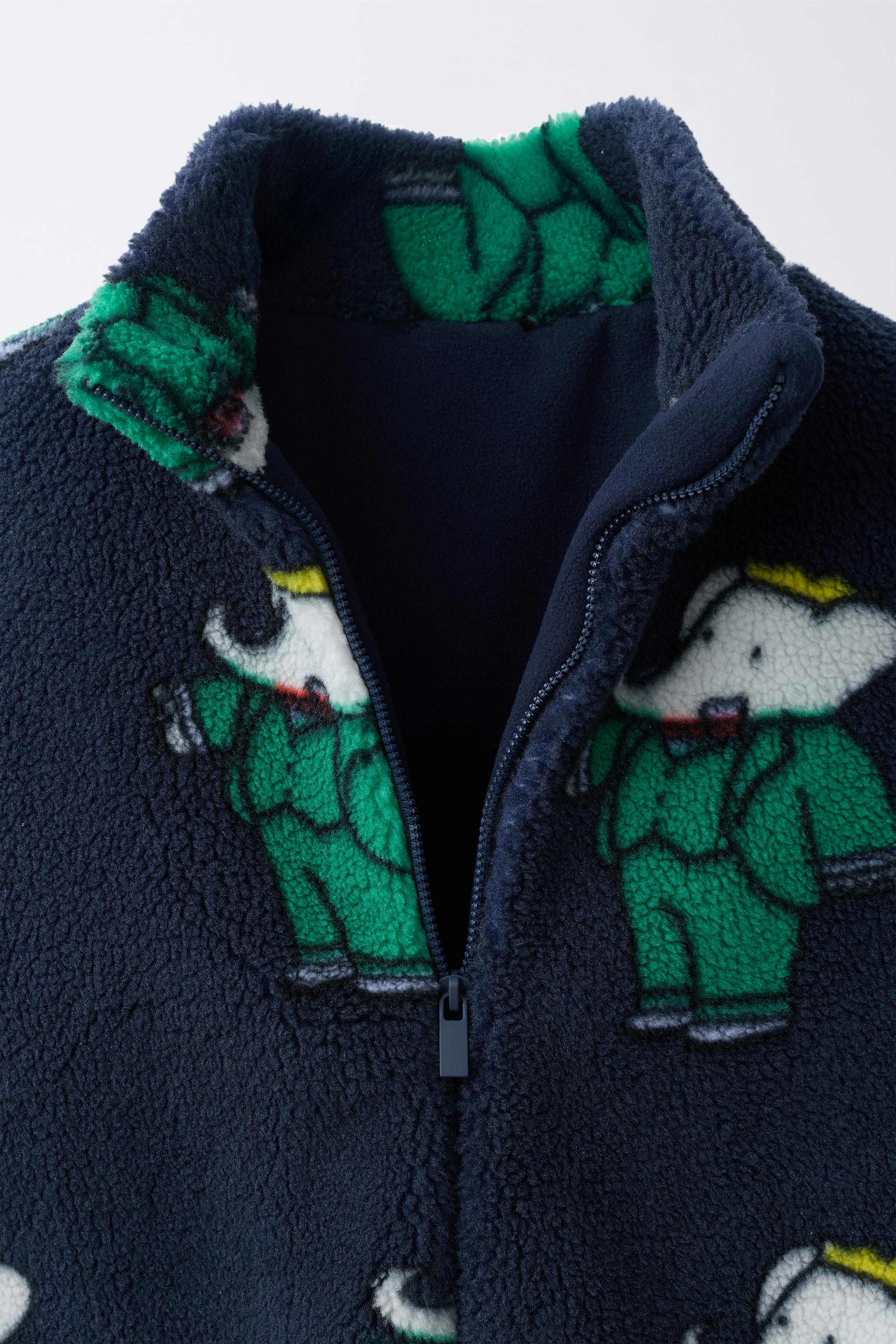 BLOUSON EFFET MOUTON IMPRIMÉ BABAR™