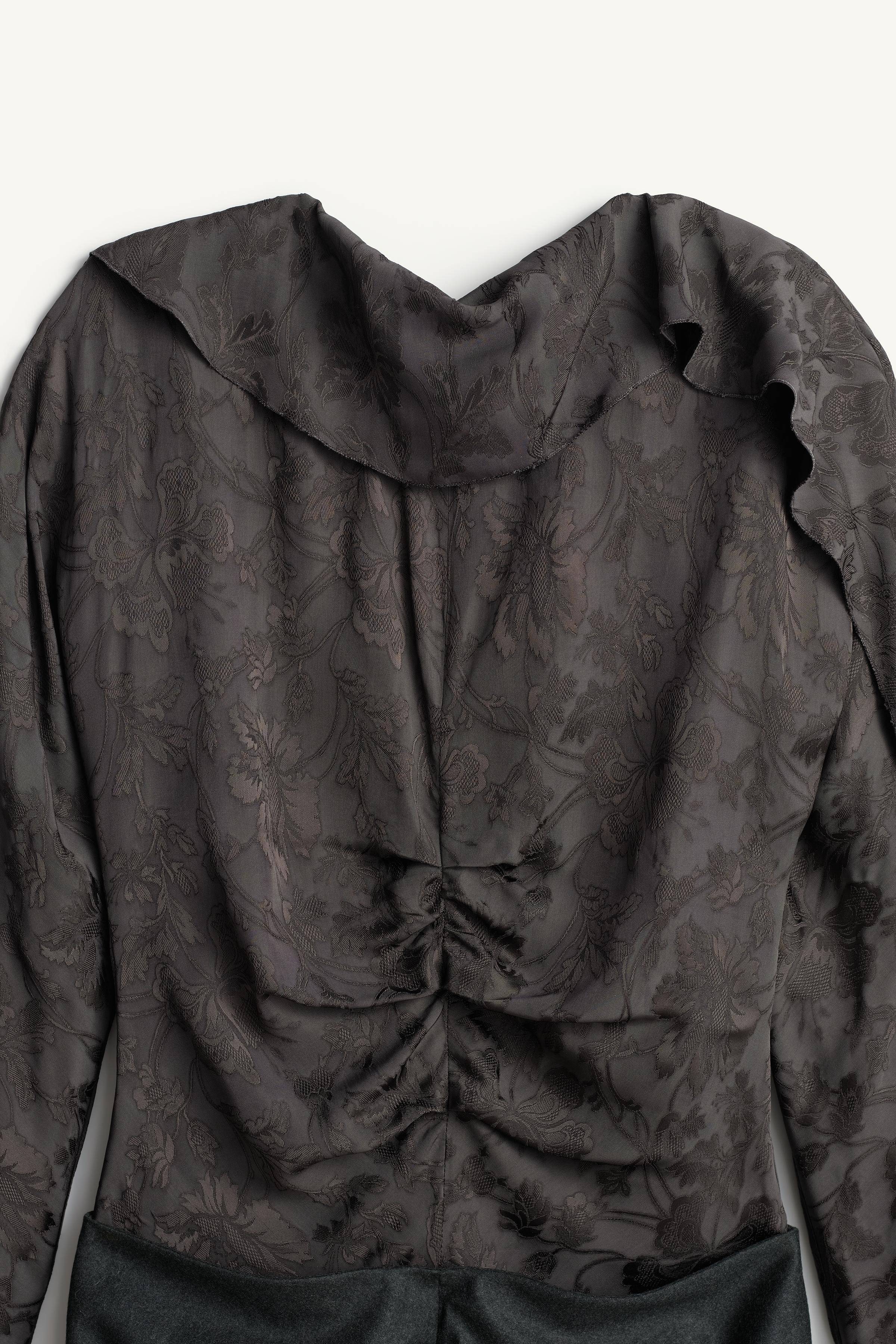 LIMITED EDITION JACQUARD COMBINED DRESS