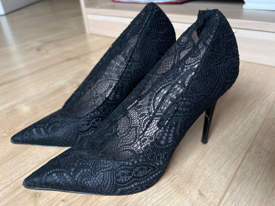 HIGH HEEL LACE COURT SHOES