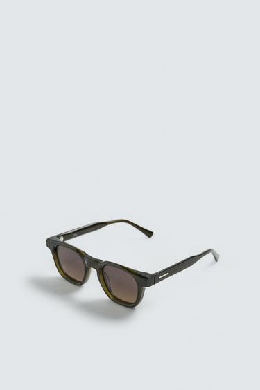 LUNETTES DE SOLEIL RECTANGULAIRES - Vert olive de Zara - Image 5