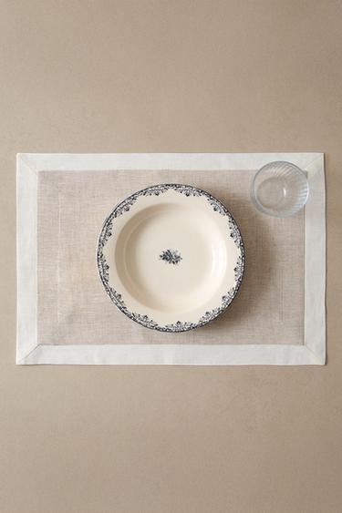 DOUBLE-LAYER PLACEMAT - Light beige by Zara