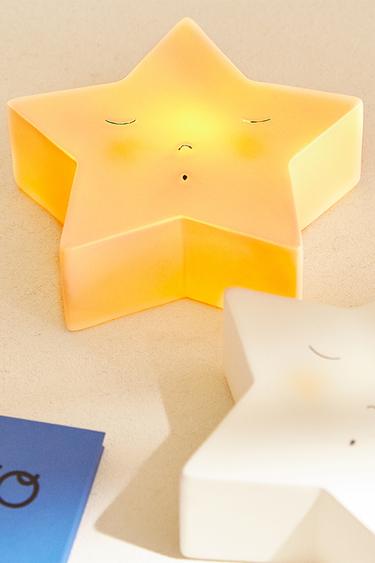 LAMPKA NOCNA Z GWIAZDKAMI DLA DZIECI - Beżowy Zara