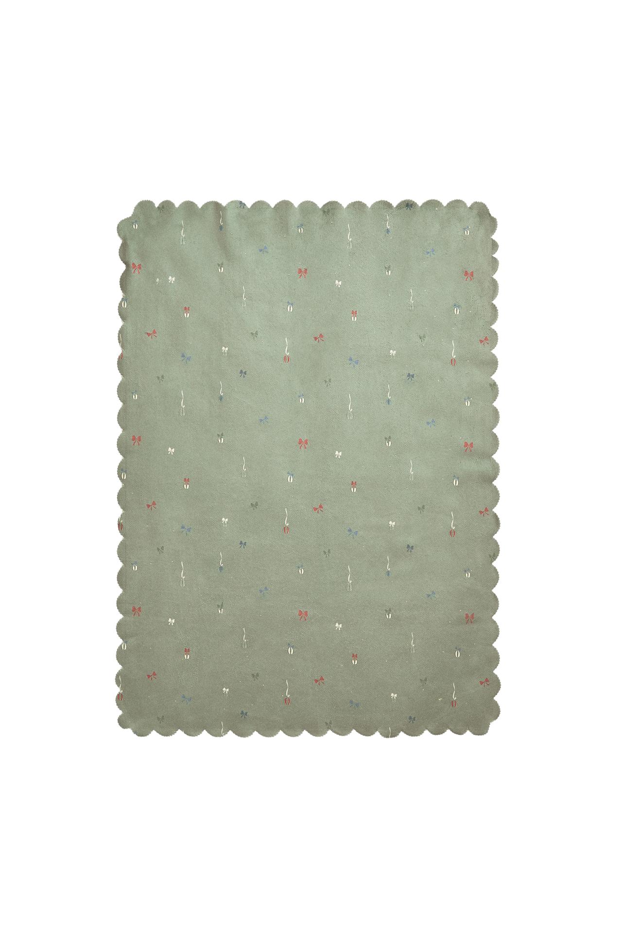 KIDS' SHERPA BOW CHRISTMAS BLANKET