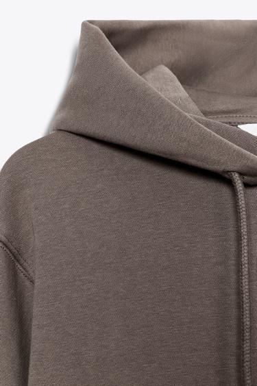 KAPUZENSWEATSHIRT - Nerzfarben von Zara