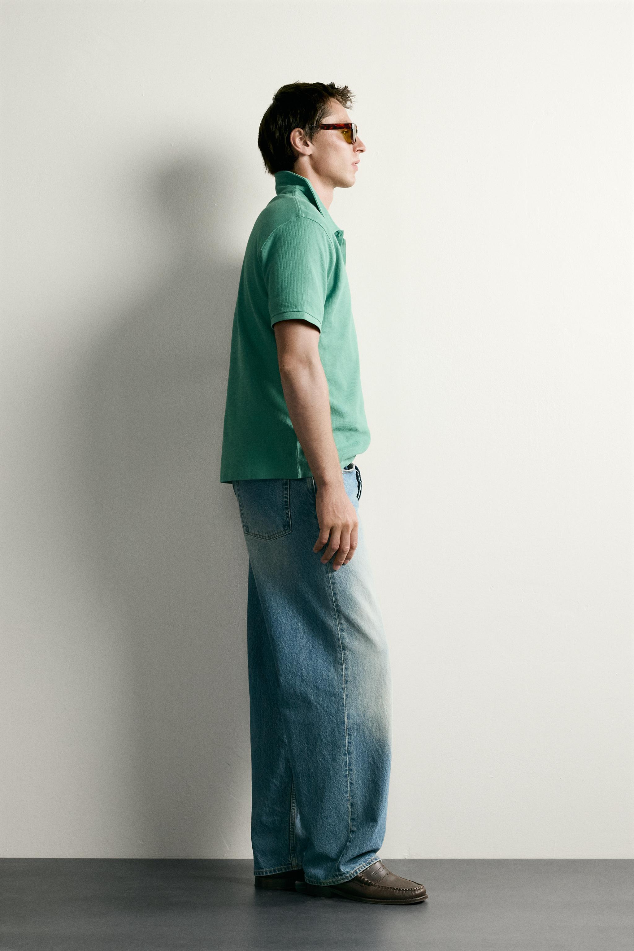 REGULAR FIT TEXTURED POLO - thumbnail 10