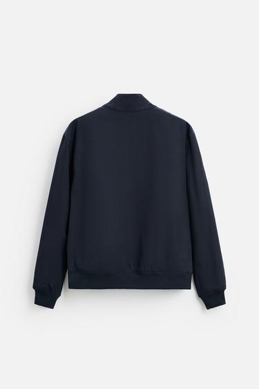COTTON JACKET WITH POCKETS - Dark navy by Zara - Image 6