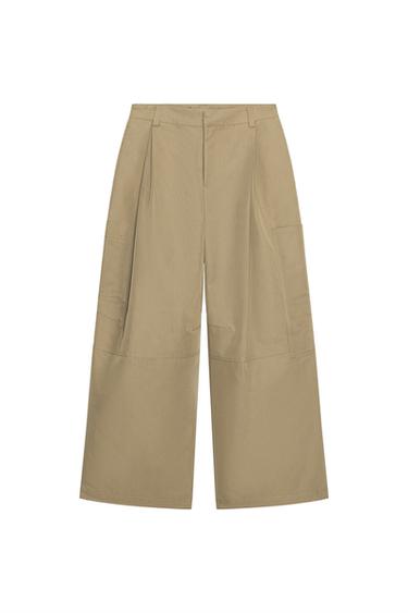 CARGO TROUSERS WITH PLEATS