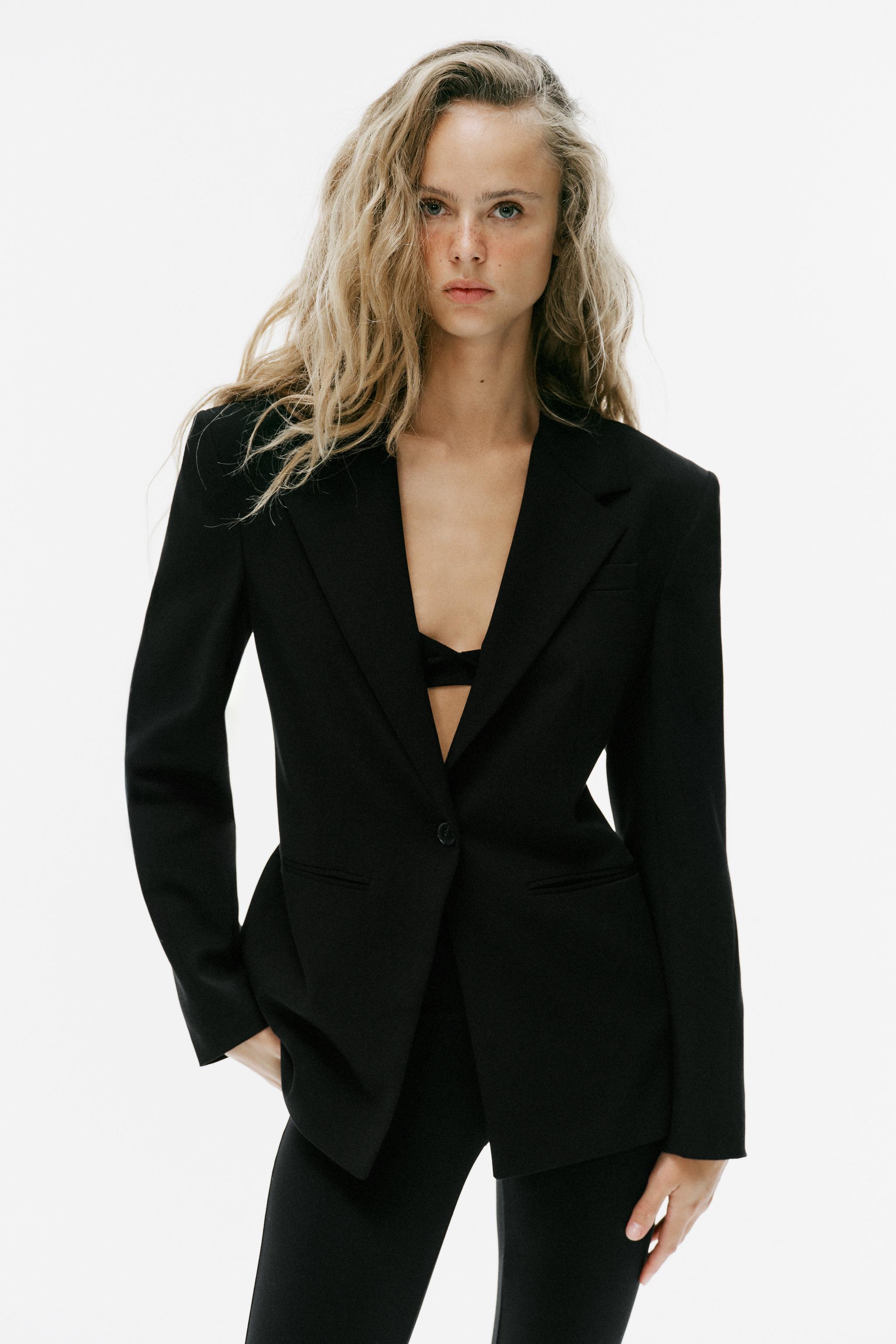 OVERSIZED BLAZER WITH BACK VENT