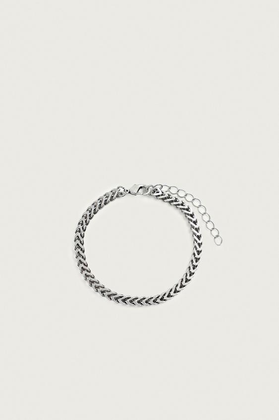 METAL LINK BRACELET - Silver by Zara - Image 0