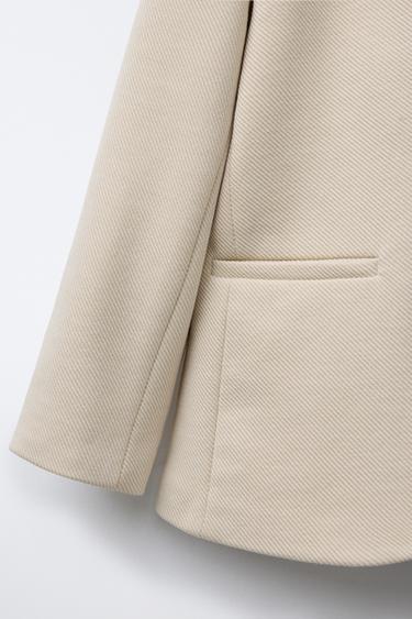 VESTE DE COSTUME CONFORT - Beige de Zara - Image 3