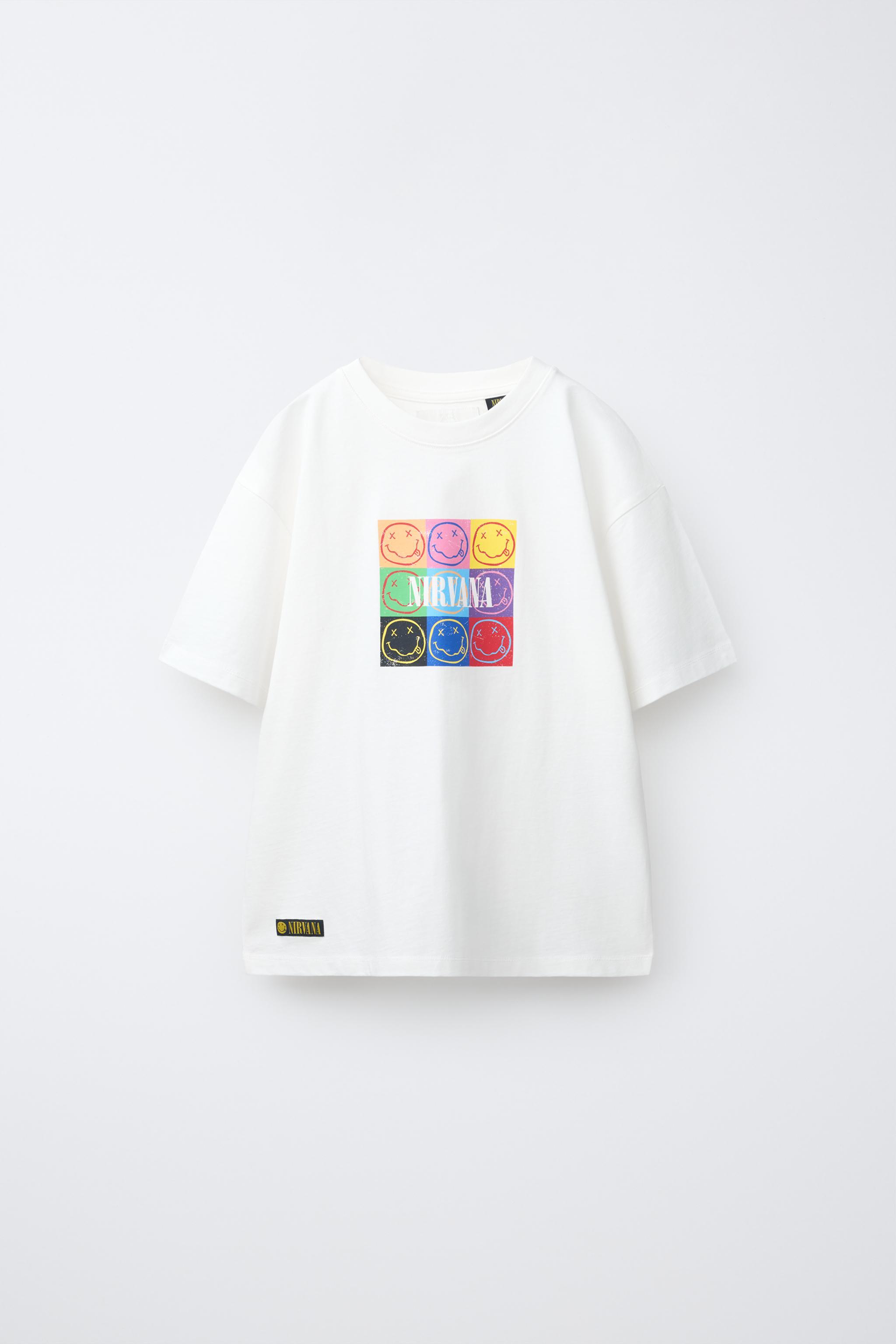 Детские футболки Zara NIRVANA ® PRINTED T-SHIRT — фото 2