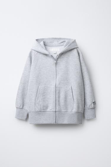 FELPA CERNIERA BASIC - Grigio mélange di Zara