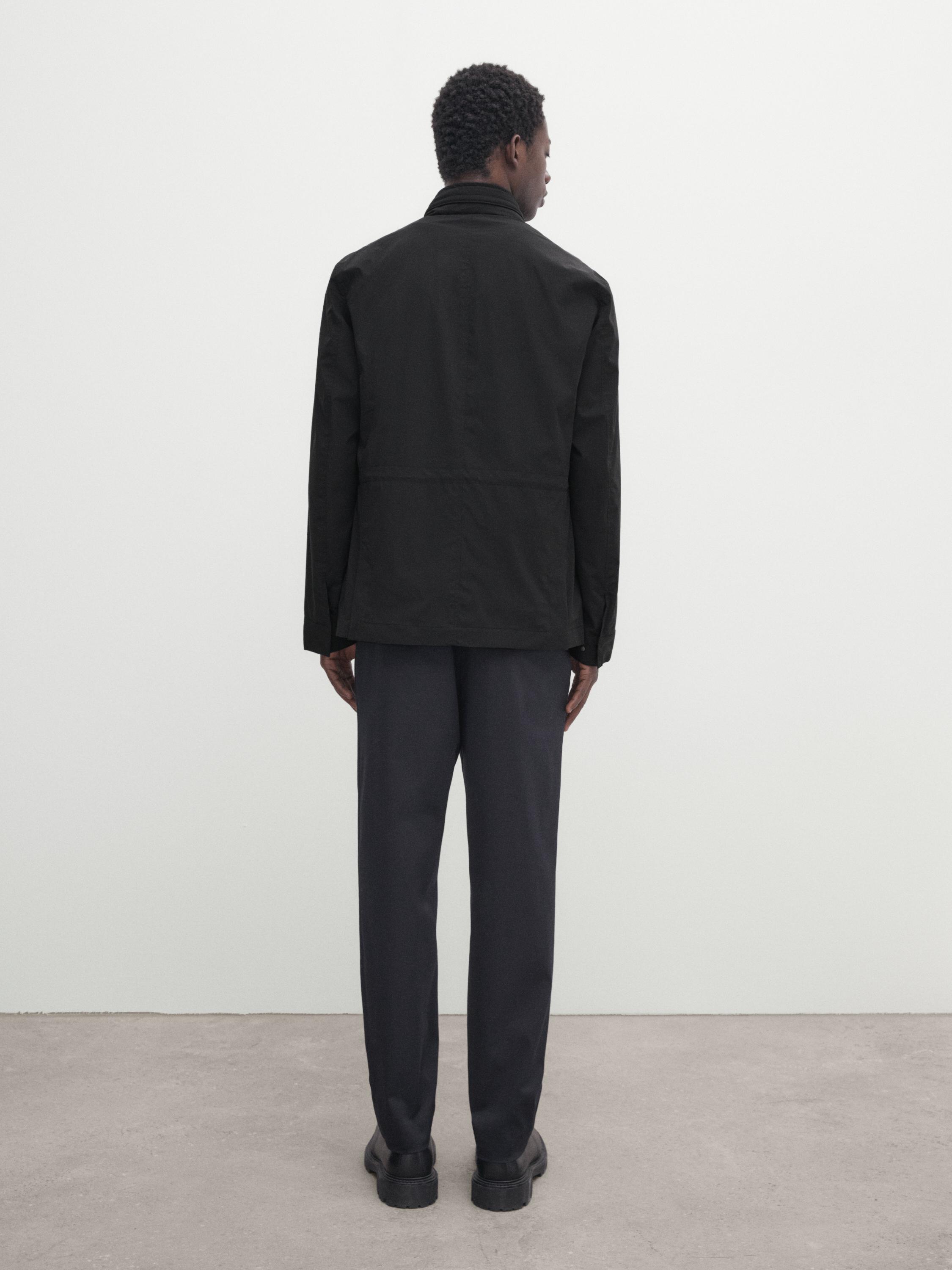 Light technical jacket with pockets - Navy blue | ZARA United States