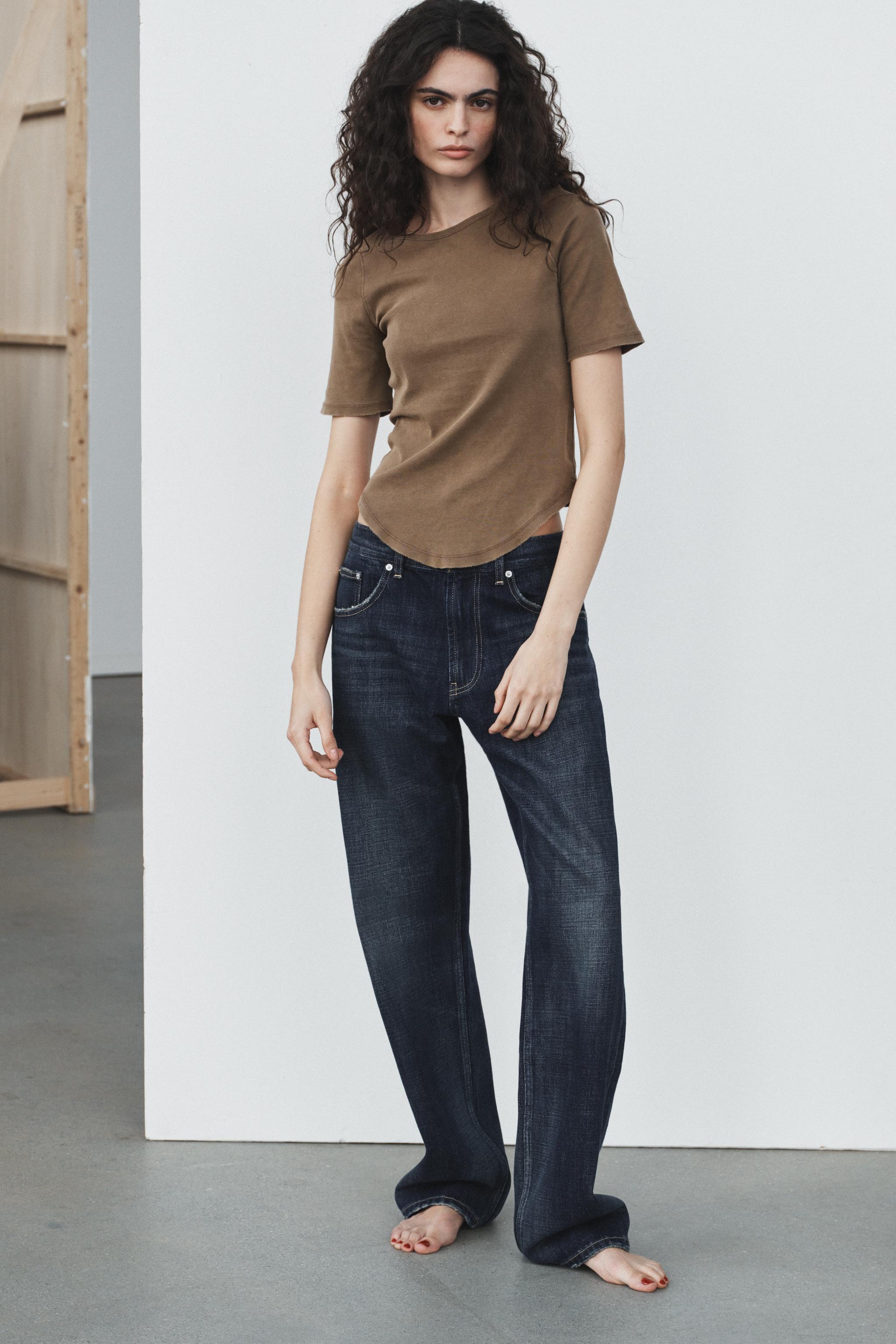 JEANS TRF BAGGY TAPERED TAILLE BASSE