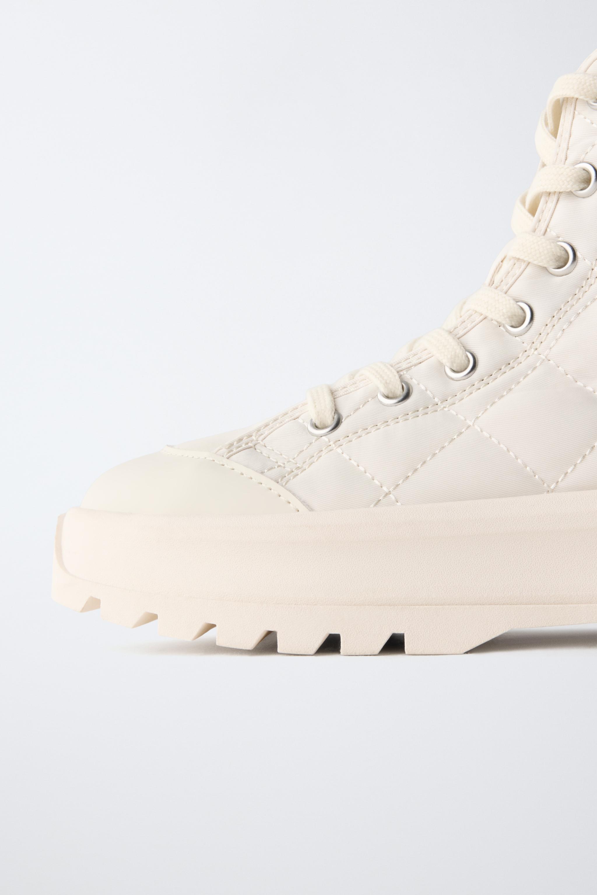 Детские ботинки Zara QUILTED SPORTS ANKLE BOOTS — фото 6