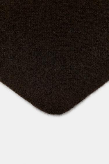 WOOL AND CASHMERE BANDANA - Brown by Zara - Image 3