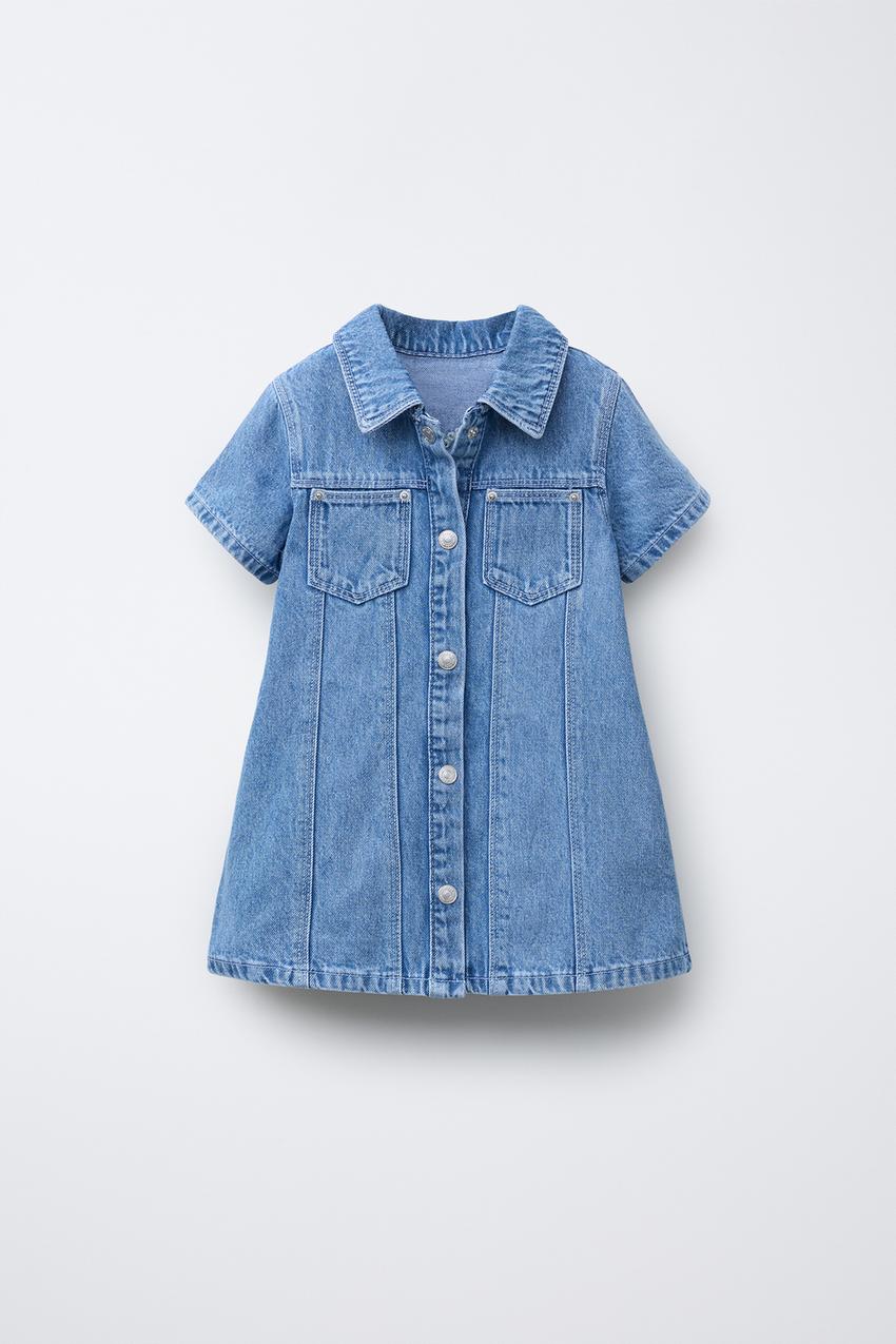 DENIM SKATER DRESS