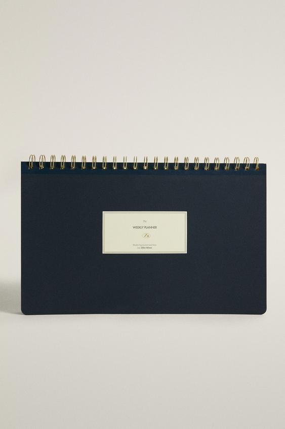 WEEKLY DESK PLANNER - Blue by Zara - Image 0