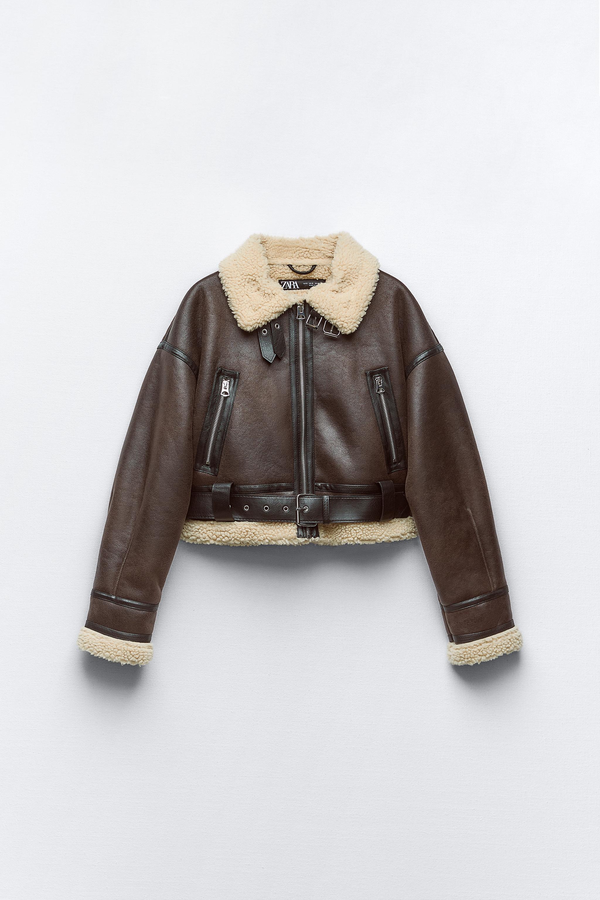 DOUBLE SIDED SHORT JACKET - Mink | ZARA United States