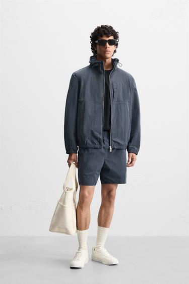 TECHNICAL BERMUDA SHORTS - Light indigo by Zara - Image 0