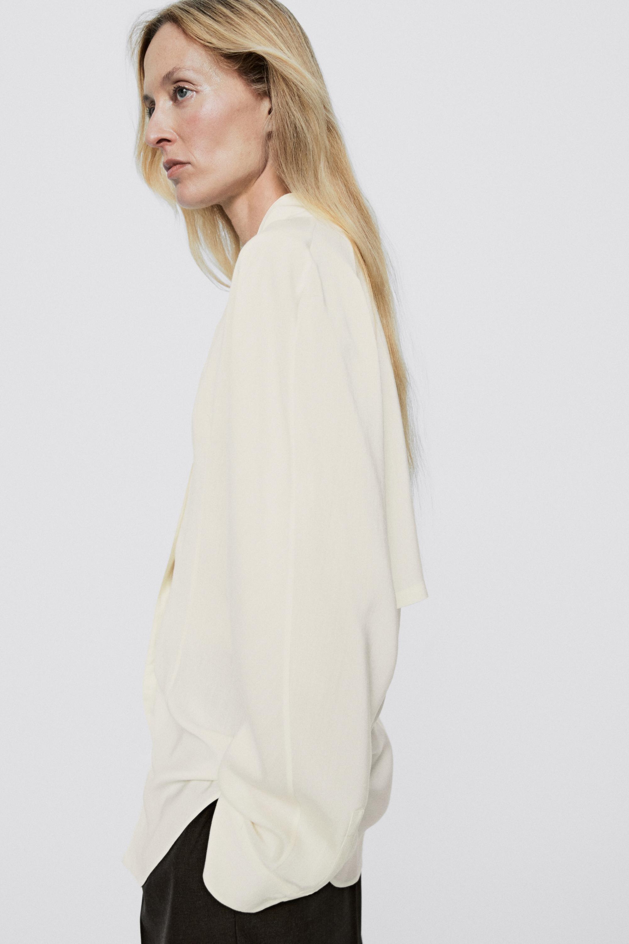Chemise fluide détail col smoking - LIMITED EDITION