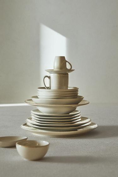 磁器製食器セットブラウンZaraの磁器製食器セット - ブラウン