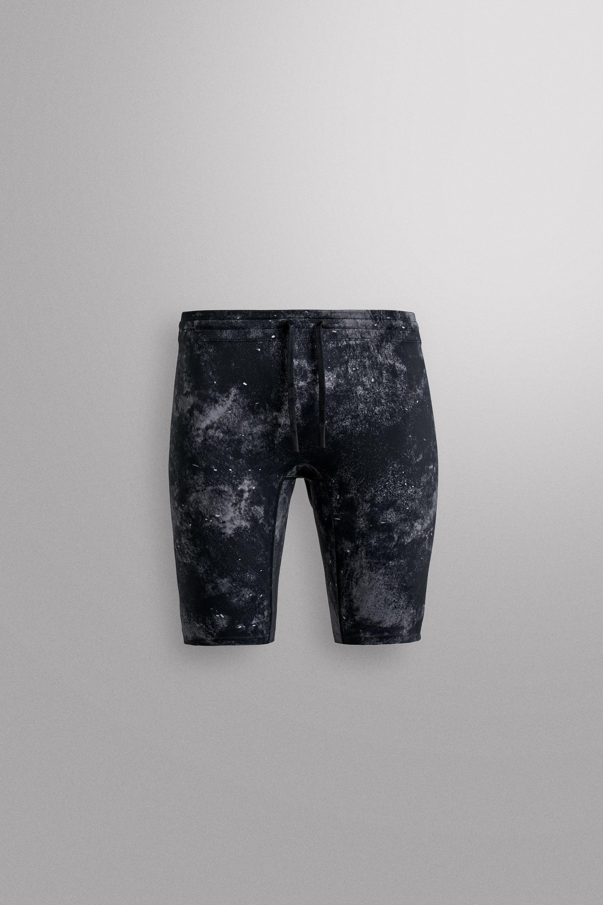 ABSTRACT PRINT RUNNING LEGGINGS