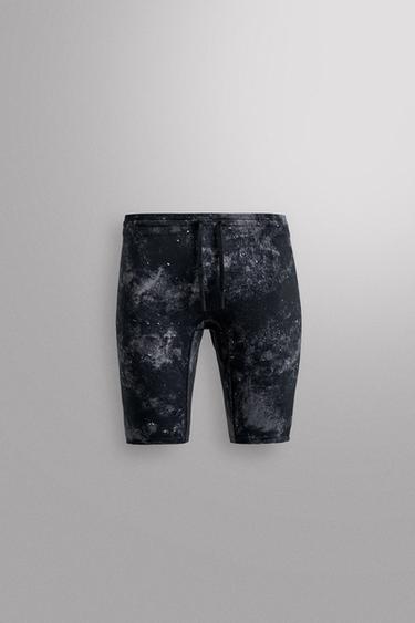 MALLAS RUNNING ESTAMPADO ABSTRACTO - Marino oscuro de Zara