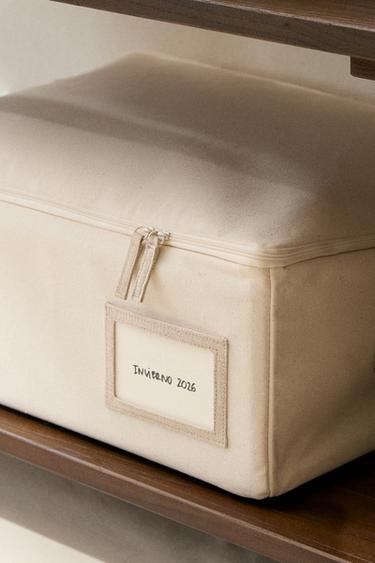 MEDIUM WARDROBE ORGANISER BOX - Ecru by Zara - Image 6