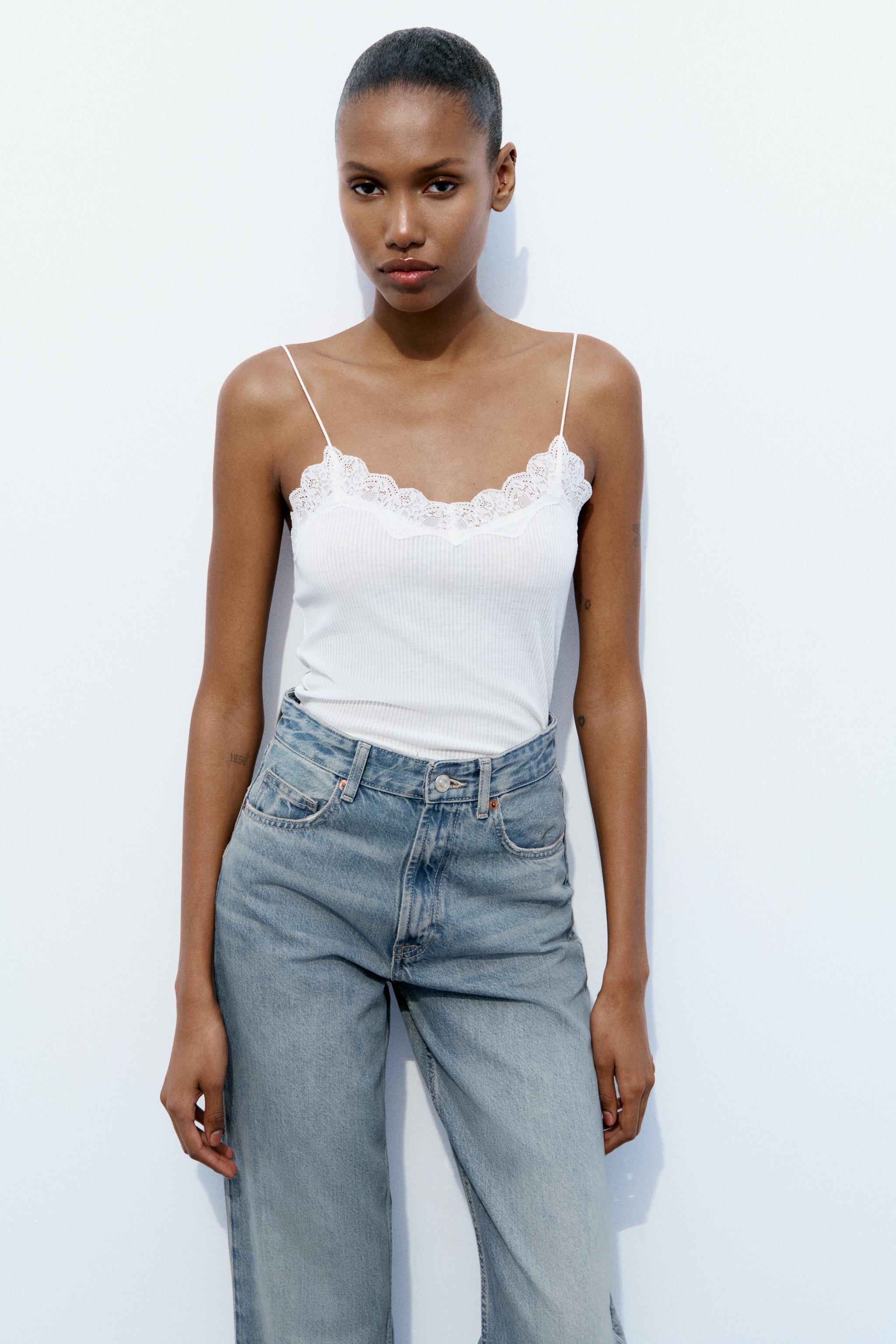 Zara jean taille haute sale