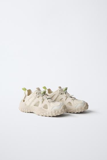 OPEN TRAINERS - Ecru White by Zara - Image 1