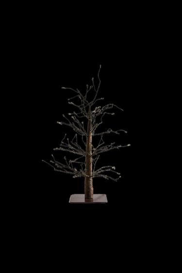 LED LIGHT CHRISTMAS TREE (33 CM) - Brown by Zara