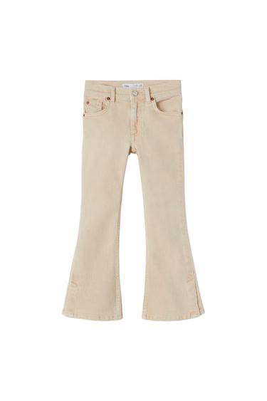 SEAMED FLARED JEANS