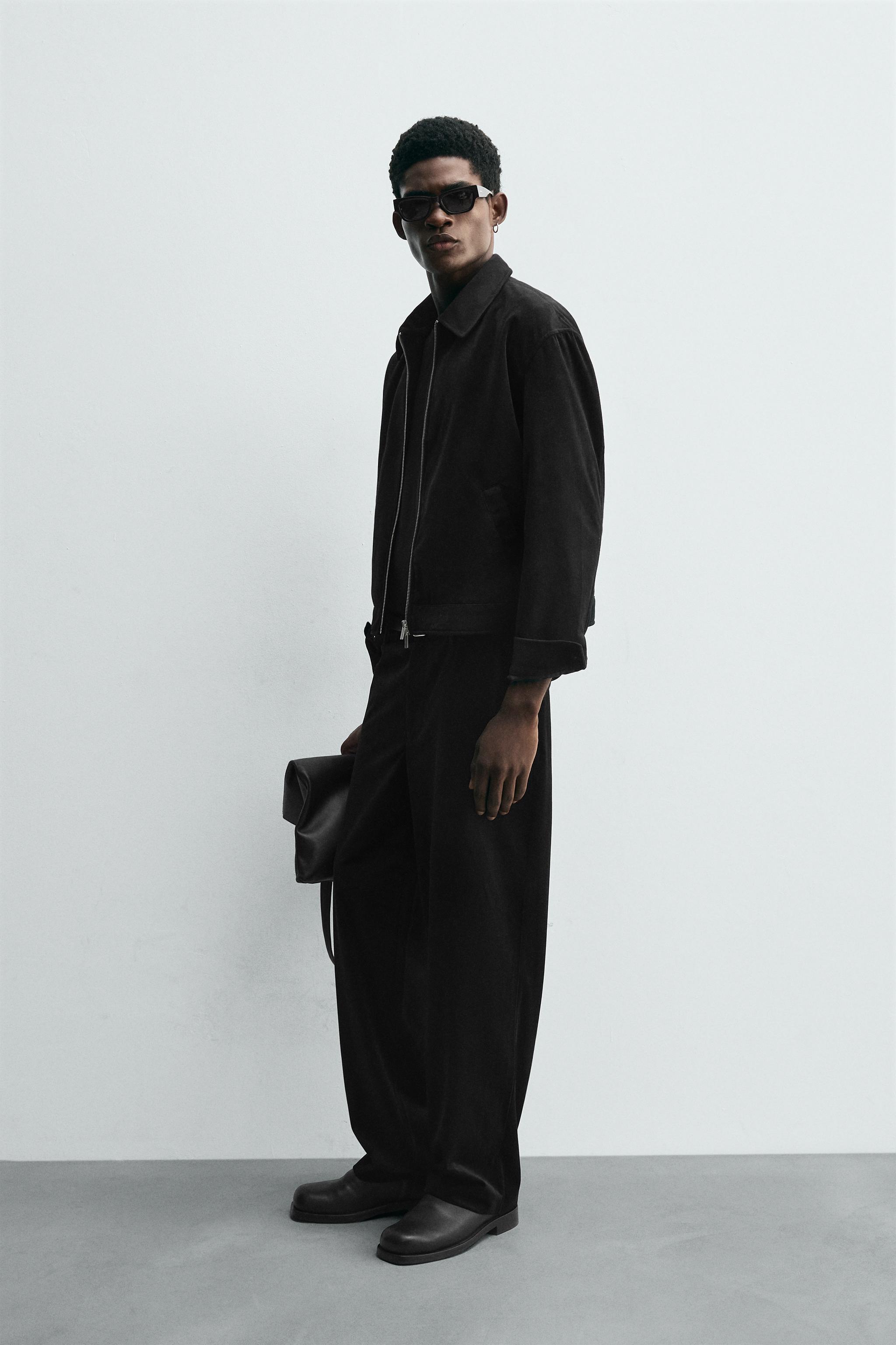 VELVET TEXTURED PANTS