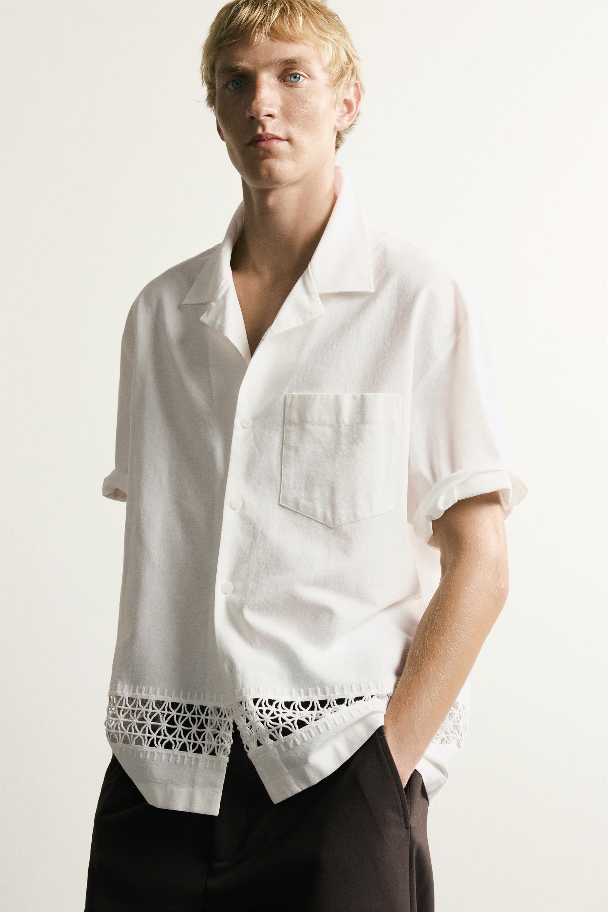 CHEMISE RELAXED FIT À FRISE