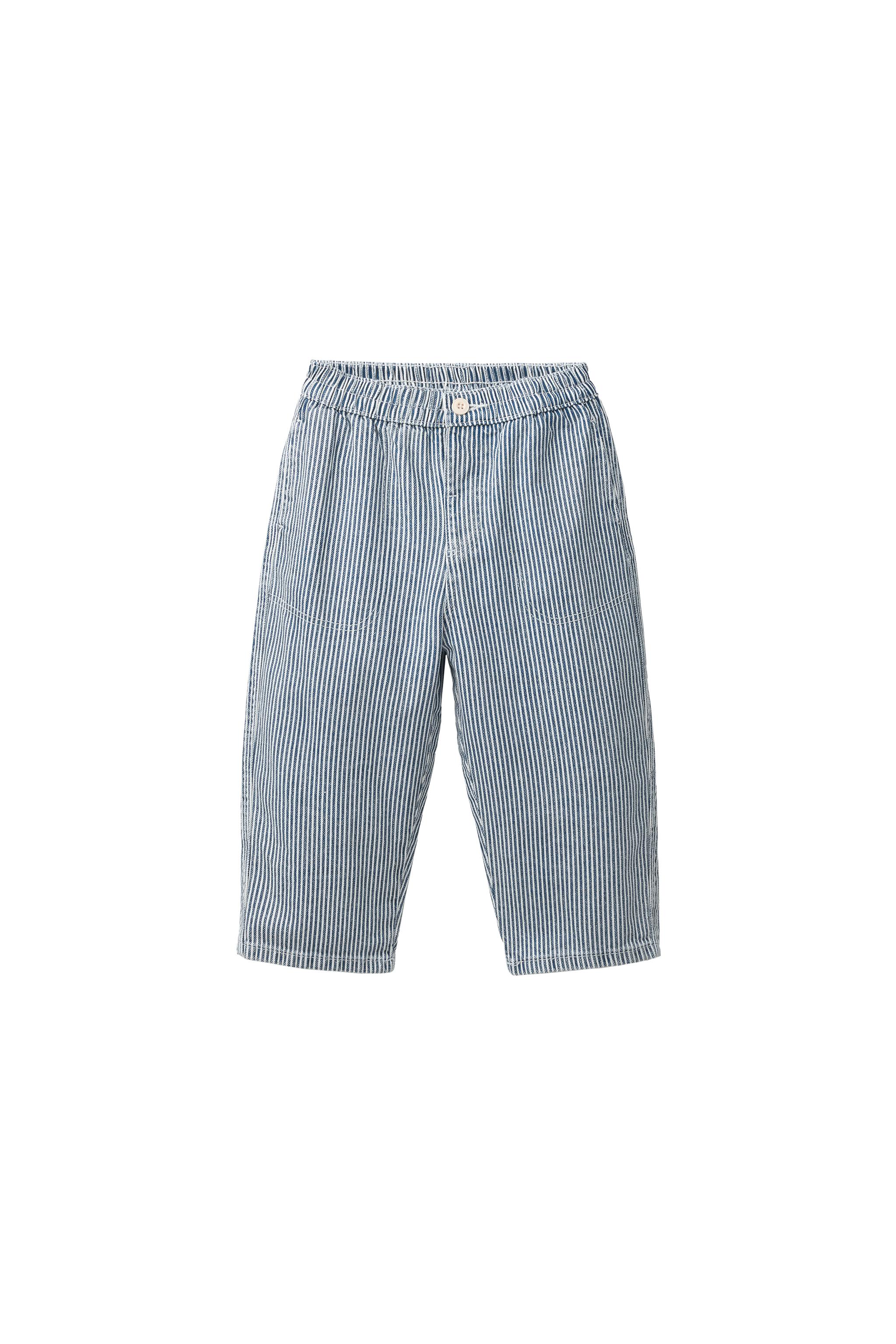 た*り様 stripe slacks baggy shorts Cityboy STRIPED BAGGY TROUSERS - striped | ZARA United Kingdom