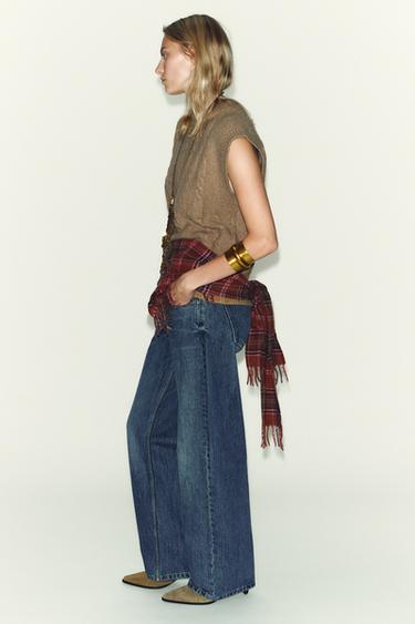 TOP GILET EN MAILLE TORSADÉE - Camel clair de Zara - Image 2