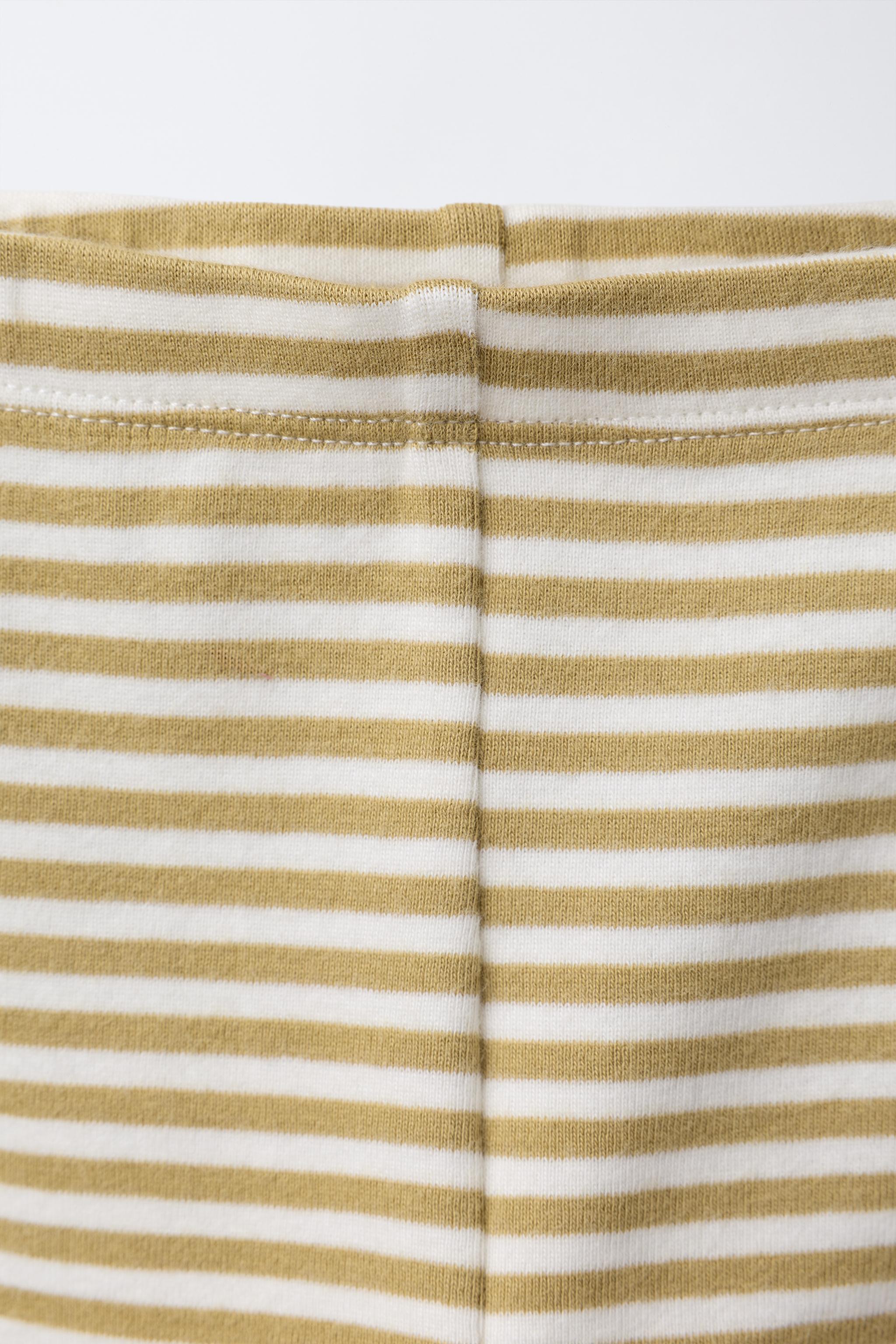 STRIPED BODYSUIT AND LEGGING SET