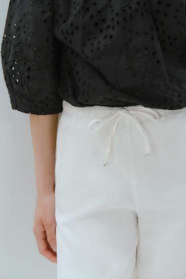 Z1975 DENIM JOGGERS - Ecru by Zara