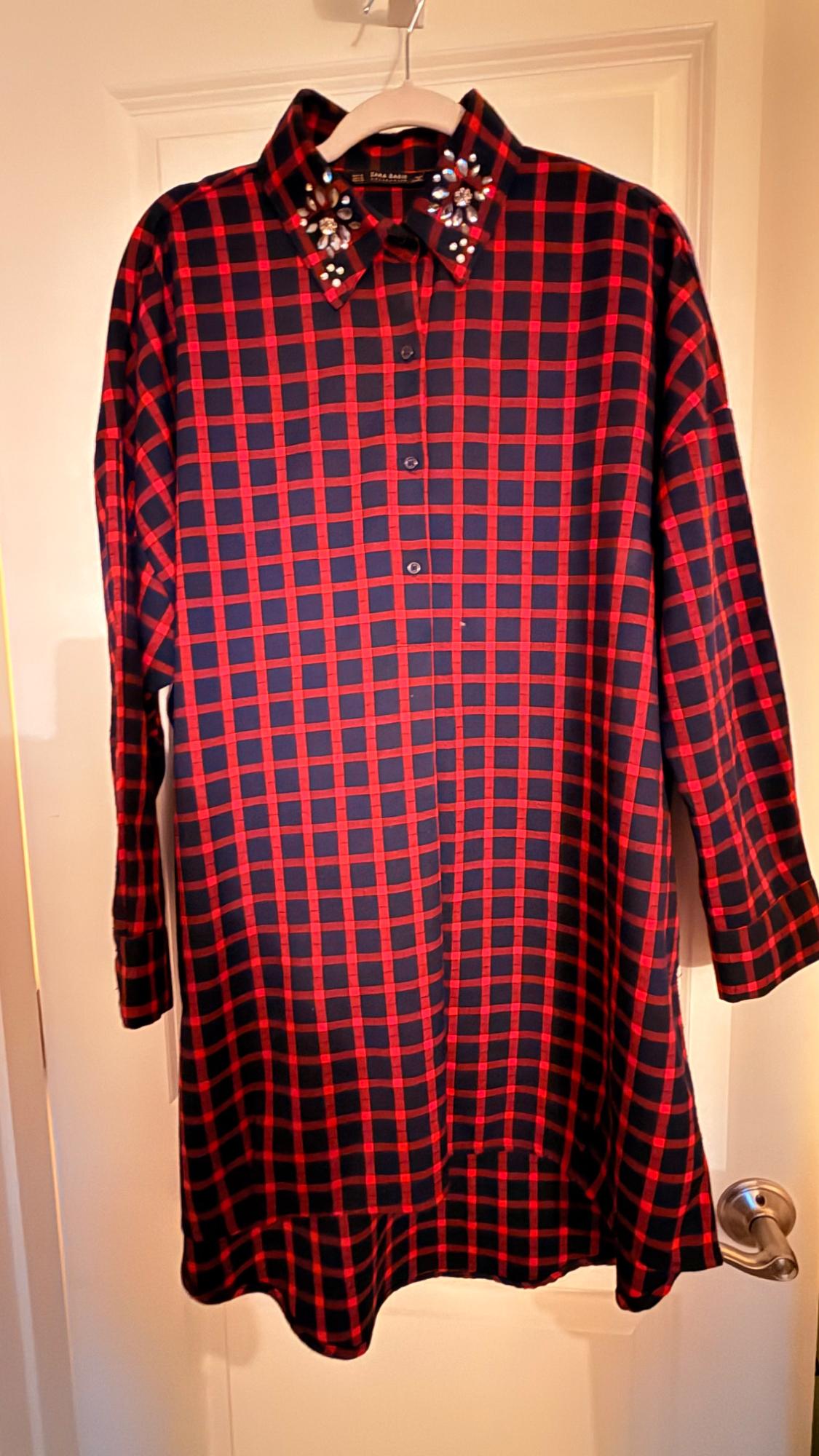 OVERSIZED PLAID SHIRT - Image 3