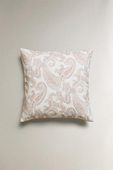PAISLEY CUSHION COVER - Ecru by Zara - Image 3