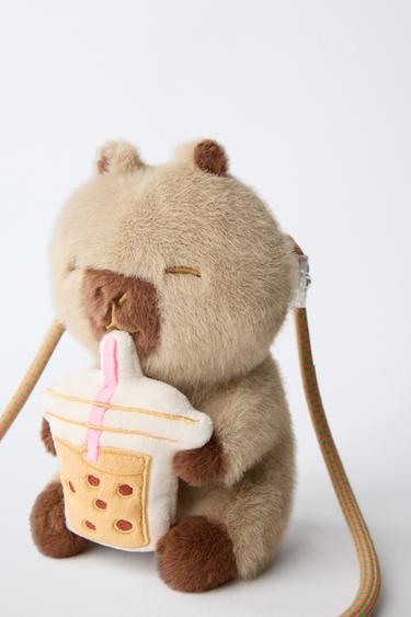 CAPYBARA CAPYFUN © MOBILE PHONE BAG - Brown by Zara - Image 2