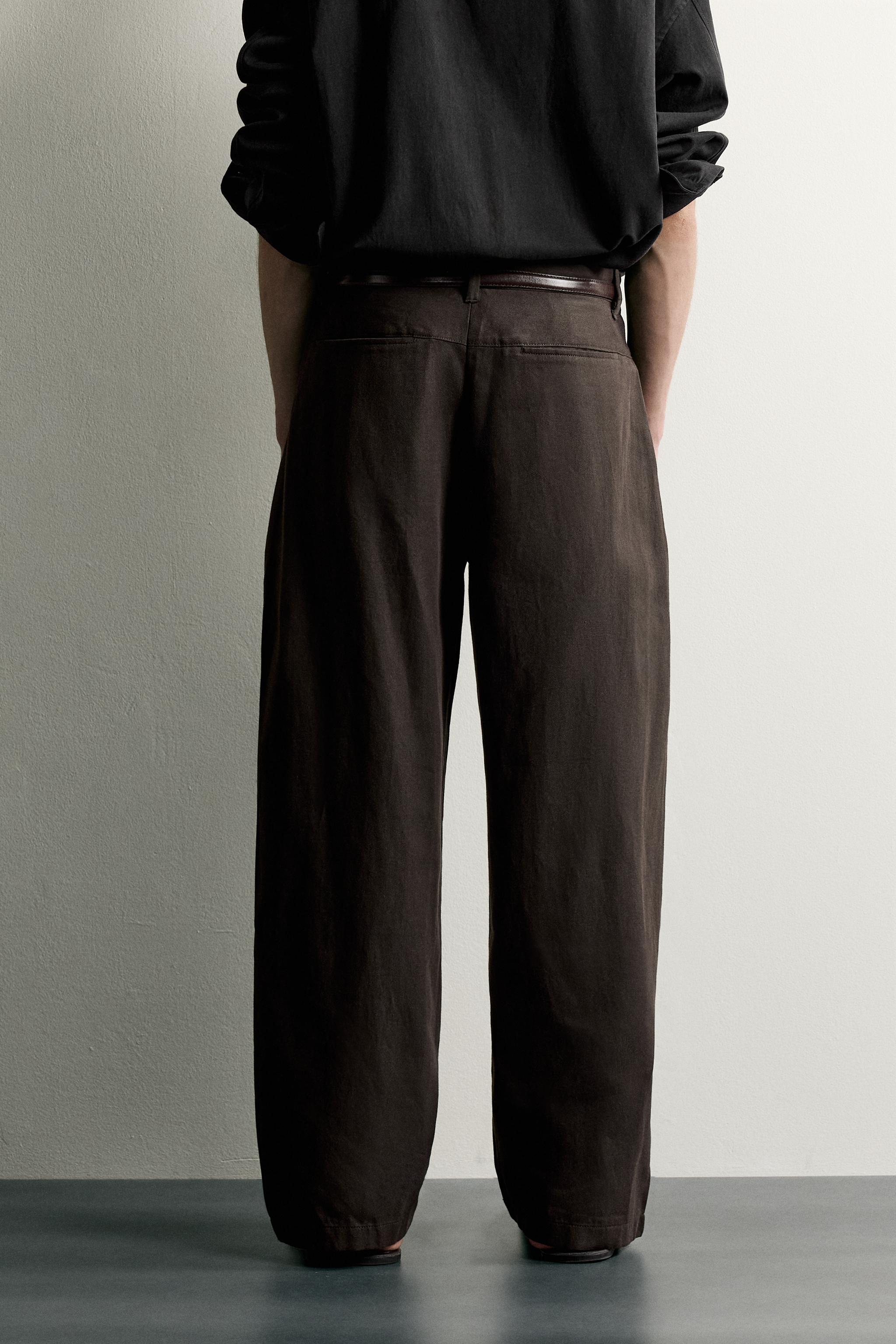 BARREL-FIT PANTS