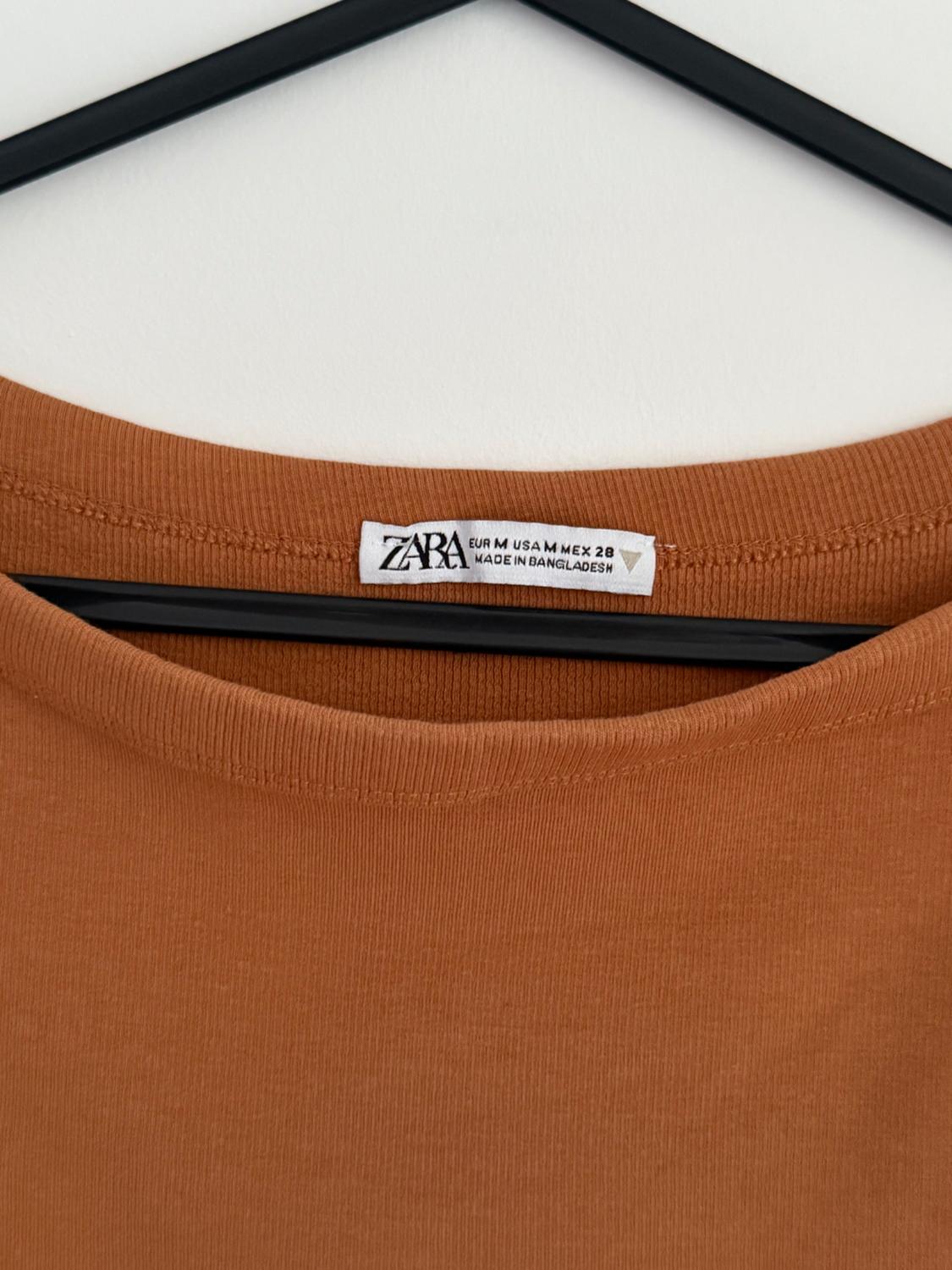 RIBBED BOAT NECK TOP - Image 3