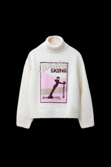 KNIT SKIER JUMPER SKI COLLECTION - Ecru by Zara - Image 0