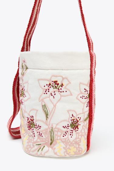 FANTASY FABRIC MINI BUCKET BAG - Multicoloured by Zara - Image 3