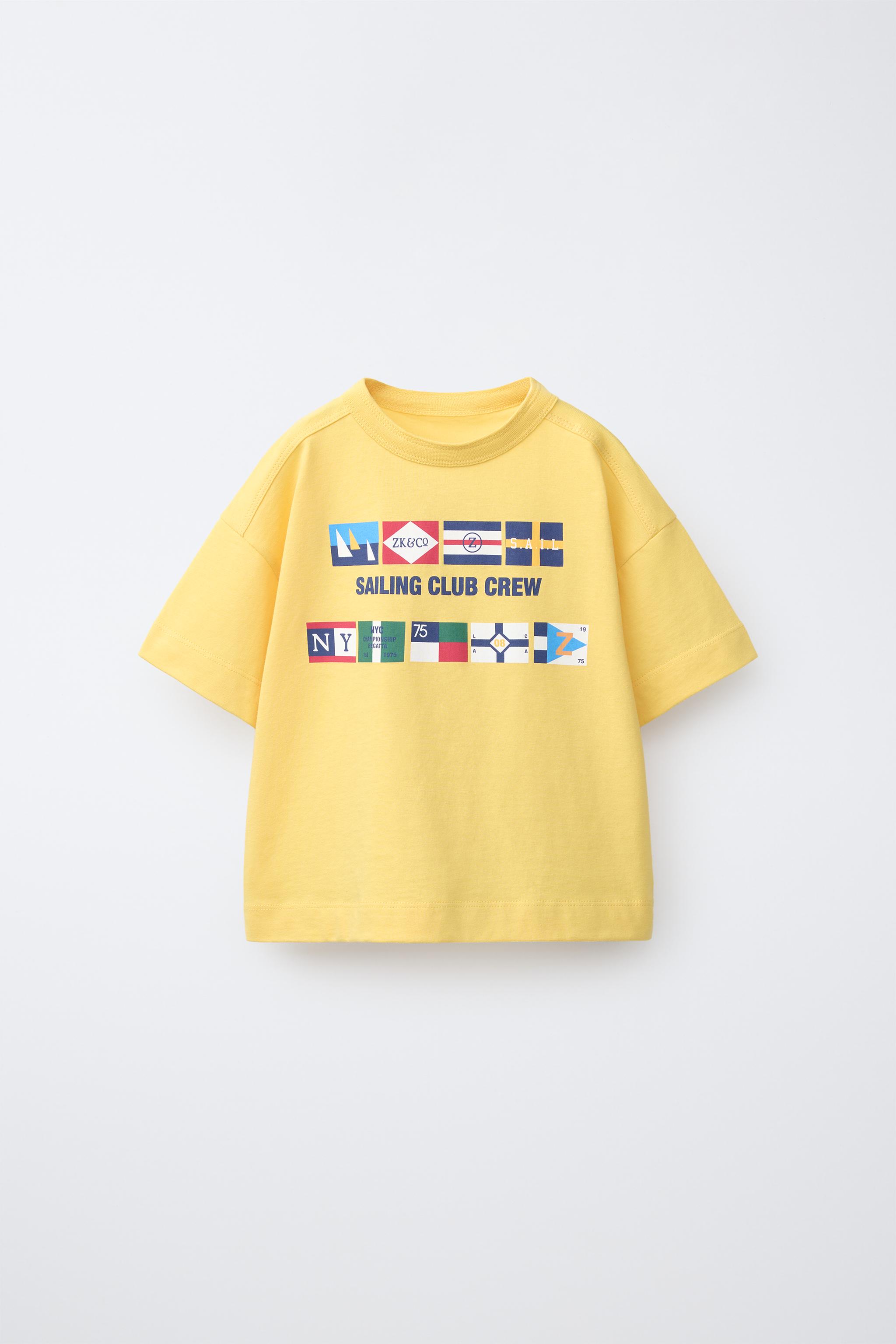 NAUTICAL FLAG T-SHIRT — Yellow