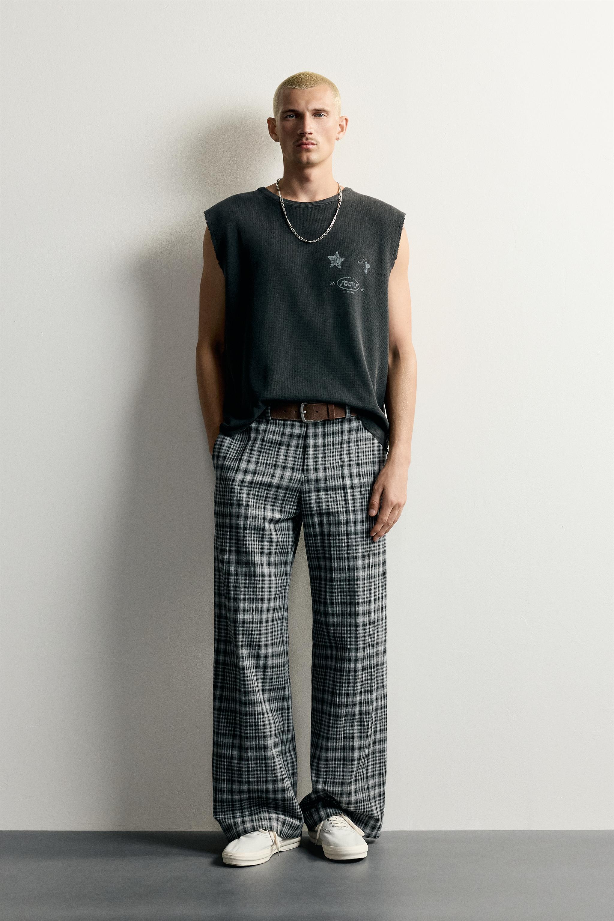 WASHED GRAPHIC KNIT TANK TOP