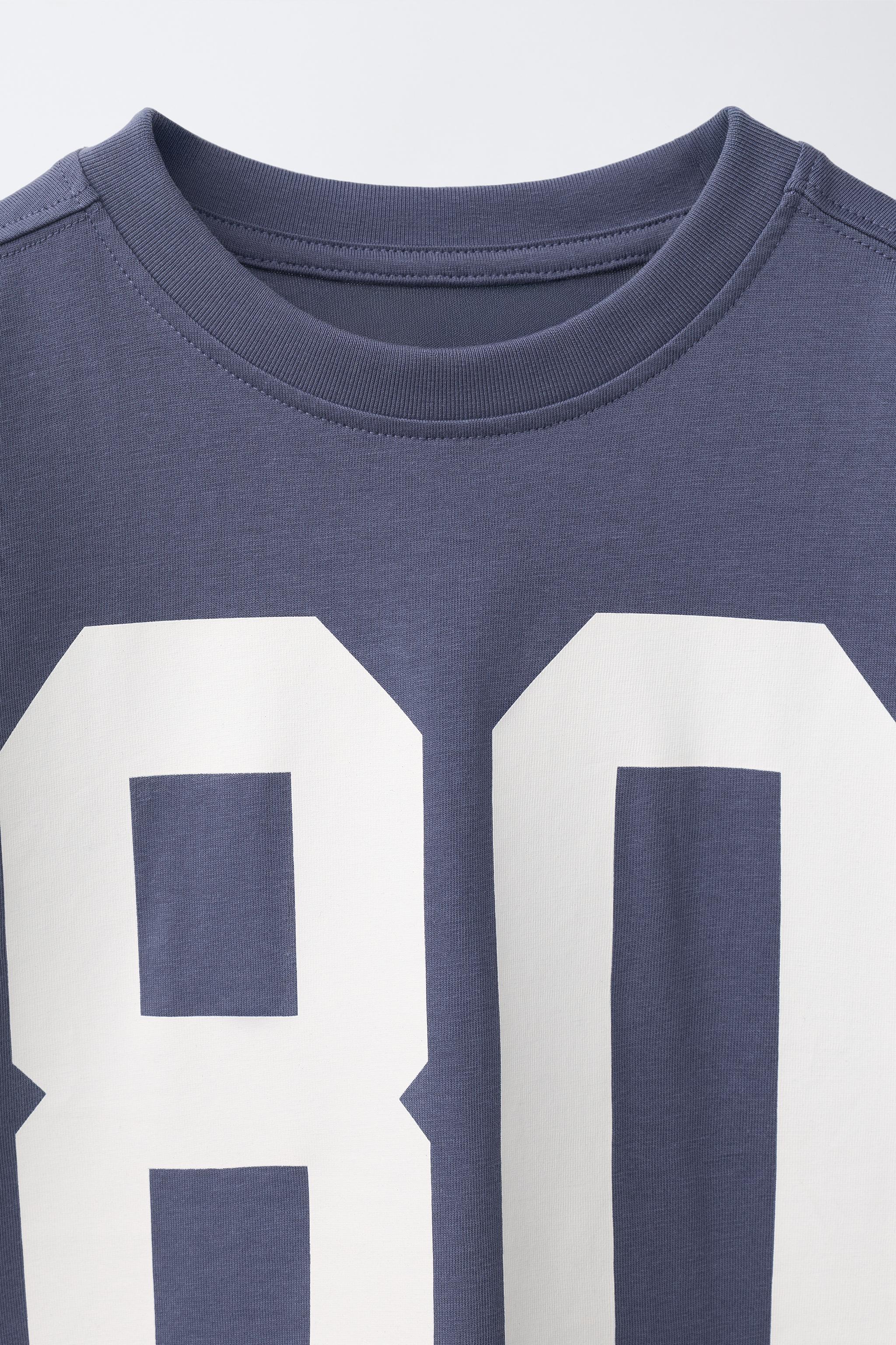 NUMBER PRINT T-SHIRT